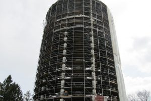 Exterior Complete Scaffolding with Full Enclosure and Negative Pressure System